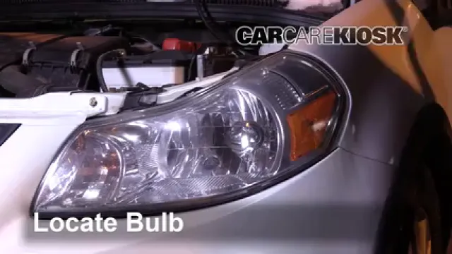 2013 Suzuki SX4 LE 2.0L 4 Cyl. Éclairage Feu clignotant avant (remplacer l'ampoule)